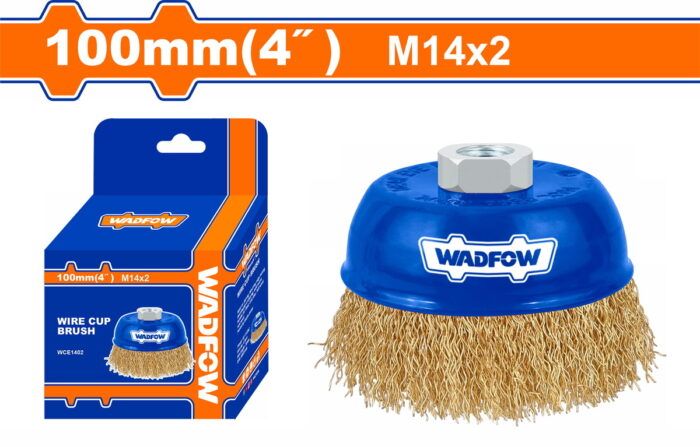 WADFOW Wire cup brush 100mm / M14 (WCE1402) - Image 1