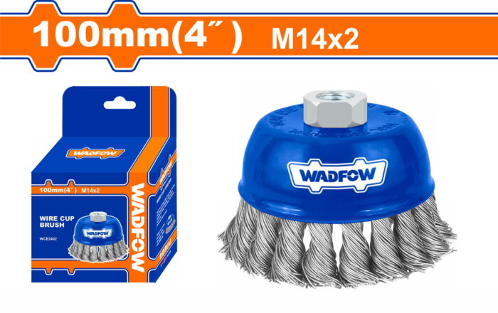 WADFOW Wire cup brush 100mm / M14 (WCE2402) - Image 1
