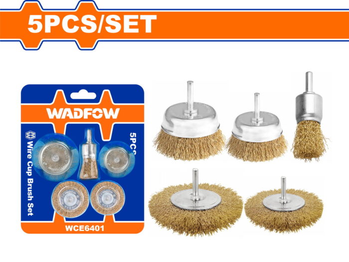 WCE6401 WADFOW 5 Pcs wire brush set (WCE6401) - Image 1