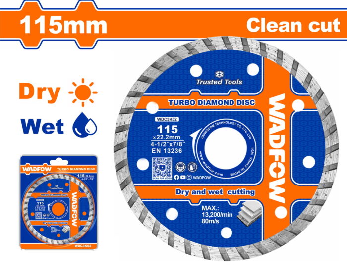 WADFOW Turbo diamond disc 115mm (WDC3K02) - Image 1