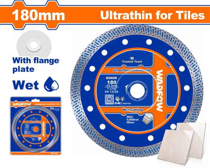 WDC4K04 WADFOW Ultrathin diamond disc 180 Χ 1.4mm (WDC4K04) - Image 1