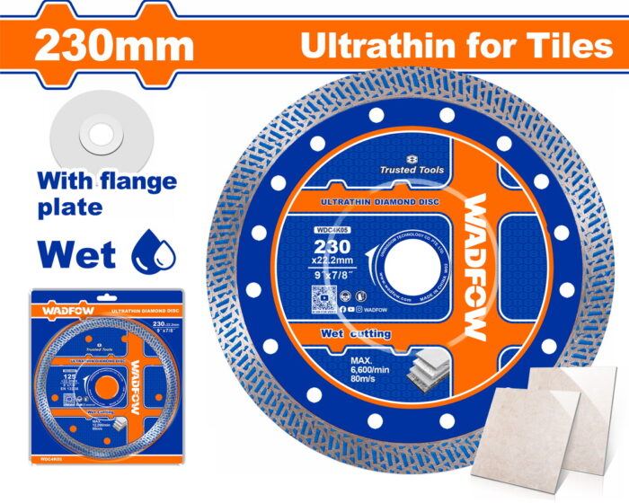 WDC4K05 WADFOW Ultrathin diamond disc 230 X 1.6mm (WDC4K05) - Image 1