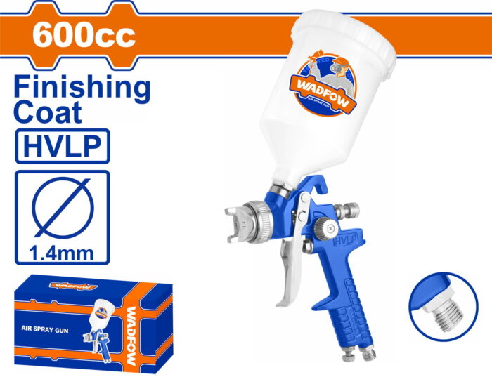 WADFOW Air spray gun HVLP 600cc / 1.4mm (WGA1506) - Image 1