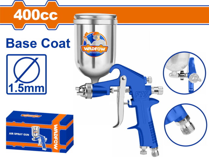 WADFOW Air spray gun 400cc / 1.5mm (WGA1540) - Image 1