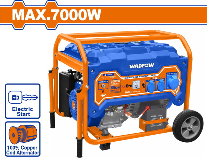 WADFOW Gasoline generator 7.000W (WGEAA09) - Image 1