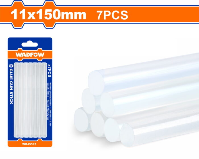 WADFOW Glue gun stick Φ-11mm X 150mm 7pcs (WGJ5515) - Image 1