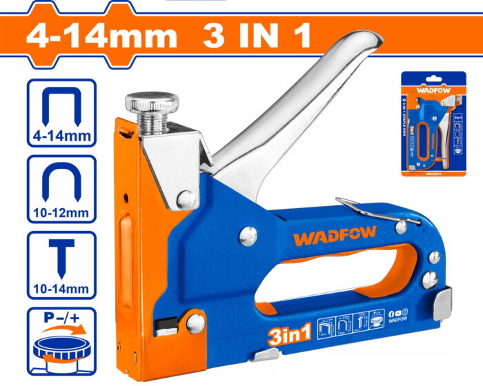 WGU2614 WADFOW 3 In 1 staple gun 4-14mm (WGU2614) - Image 1