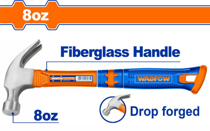 WHM3308 WADFOW Claw hammer 8oz / 220gr (WHM3308) - Image 1