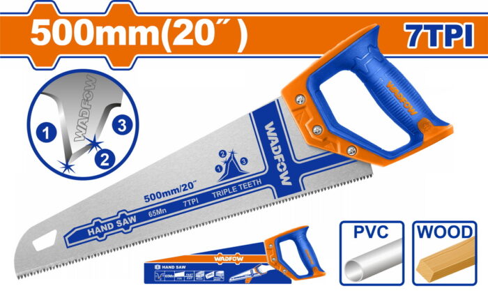 WHW8G20 WADFOW Hand saw 500mm (WHW8G20) - Image 1