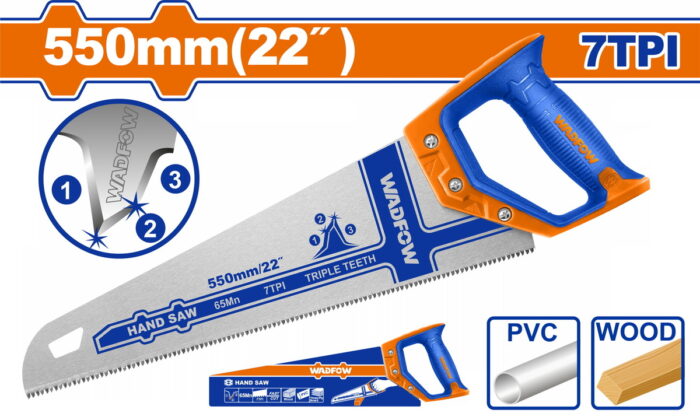 WADFOW Hand saw 550mm (WHW8G22) - Image 1