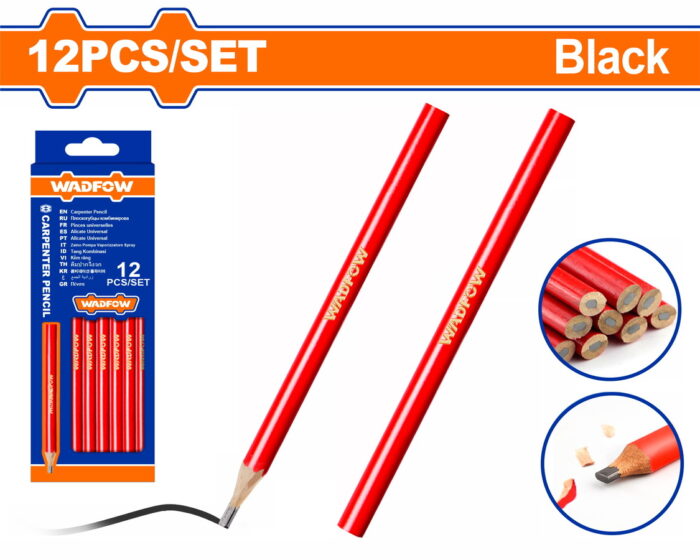 WMQ1512 WADFOW Carpenter pencil 12pcs (WMQ1512) - Image 1