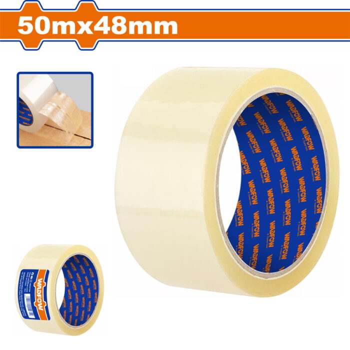WPN1H05 WADFOW Transparent packing tape 48mm Χ 50m (WPN1H05) - Image 1