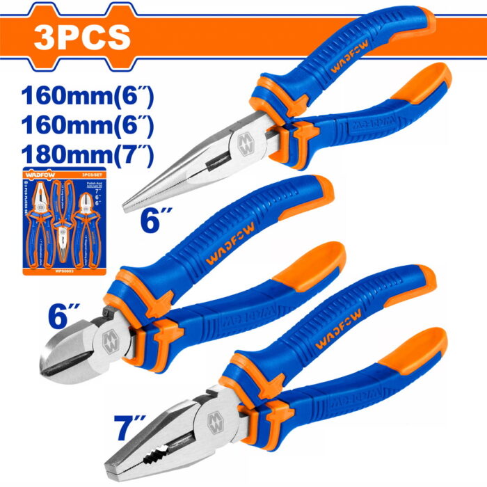 WPS0603 WADFOW 3Pcs pliers set (WPS0603) - Image 1