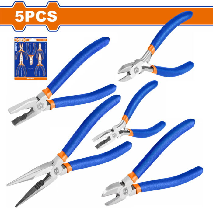 WPS0605 WADFOW 5 Pcs Pliers set 6" (WPS0605) - Image 1
