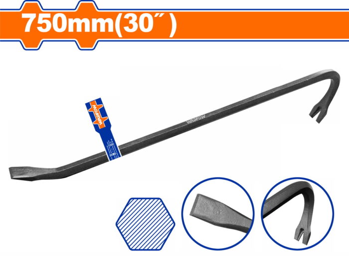 WADFOW Wrecking bar 750mm (WQB1375) - Image 1