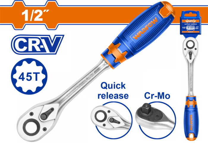 WADFOW 1/2" Ratchet wrench (WRW1212) - Image 1