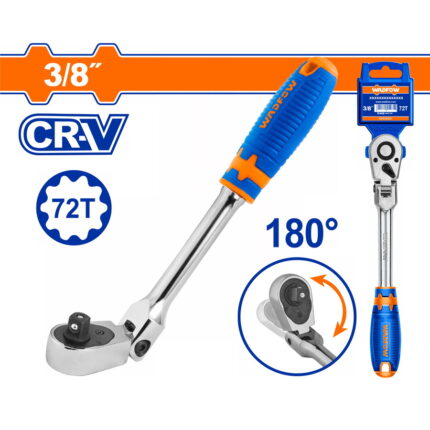 WADFOW 3/8" Dr. Flex head ratchet  (WRW4238)