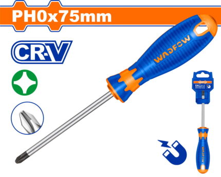 WADFOW Phillips screwdriver PH0 X 75mm (WSD2203)