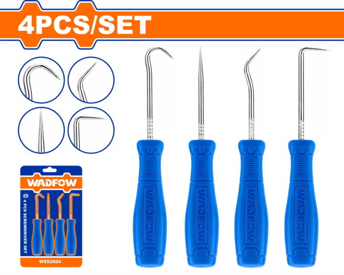 WADFOW 4Pcs Pick and Hook Set (WSS2604) - Image 1