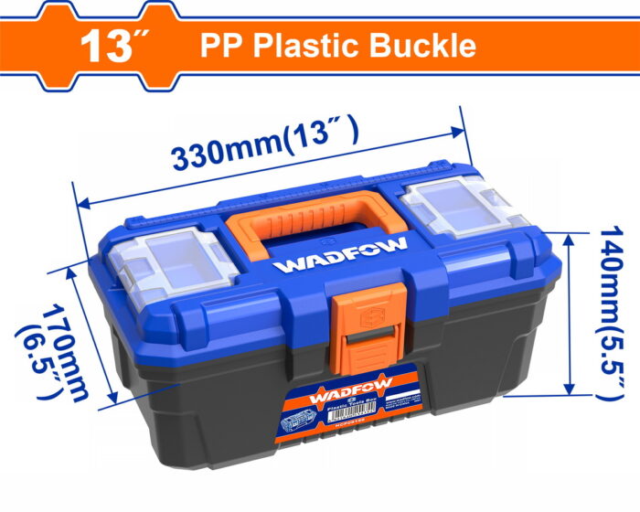 WTB1313 WADFOW 13" Plastic Tool Box (WTB1313) - Image 1