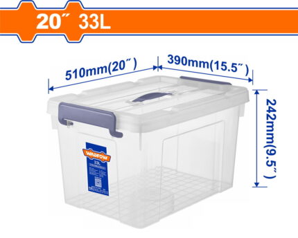 WADFOW Plastic storage box 20" / 33Lit (WTB2335)