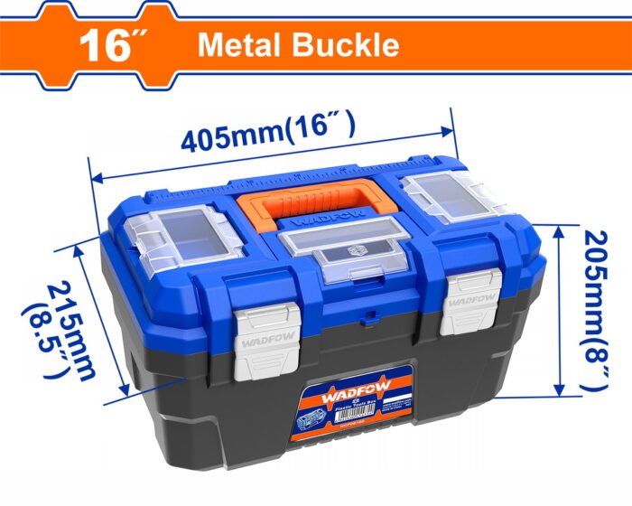 WADFOW 16" Plastic tool box (WTB3316) - Image 1