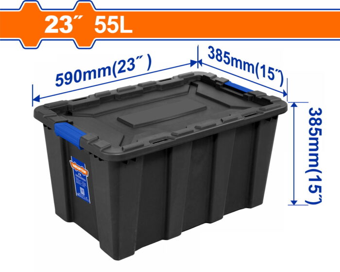 WTB3355 WADFOW Plastic storage container 23" / 55Lit (WTB3355) - Image 1