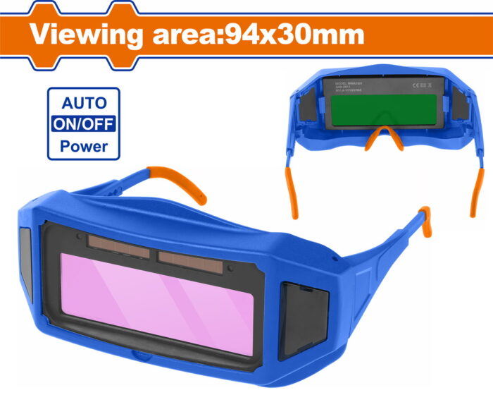 WWA1501 WADFOW Auto-darkening welding glasses 94 X 30mm (WWA1501) - Image 1