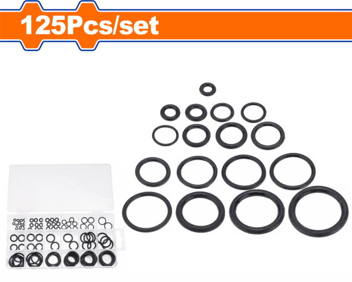 WADFOW 125 Pcs O-ring assortment kit (WJQ1B01) - Image 1