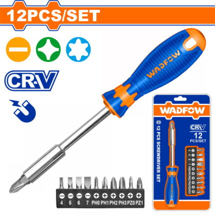 WADFOW 12 Pcs Screwdriver bits set (WSS1612)