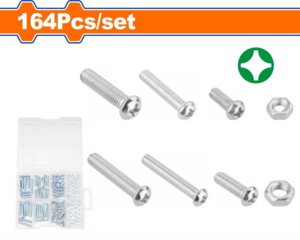 WADFOW 164 Pcs thread screw assortment (WXSBB01)